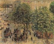 Camille Pissarro Place du Theatre Francais in Paris oil painting artist